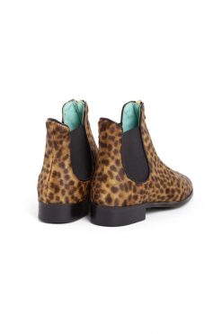 Heimstone Shoes Duchesse Boots In Leopard Printed Leather