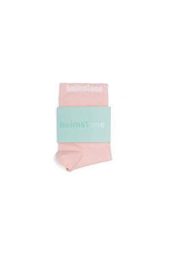 Heimstone Ankle Socks In Pink Smiley
