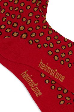 Heimstone Knee Socks In Messy Dots Print
