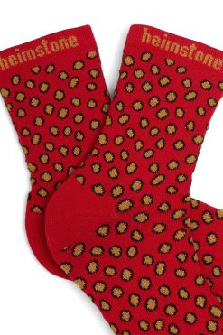 Heimstone Ankle Socks In Messy Dots Print