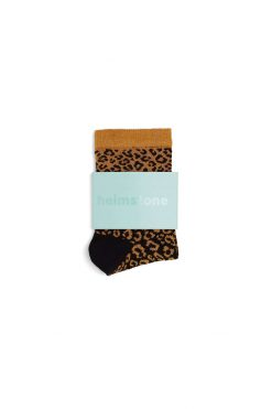 Heimstone Ankle Socks In Leopard Print