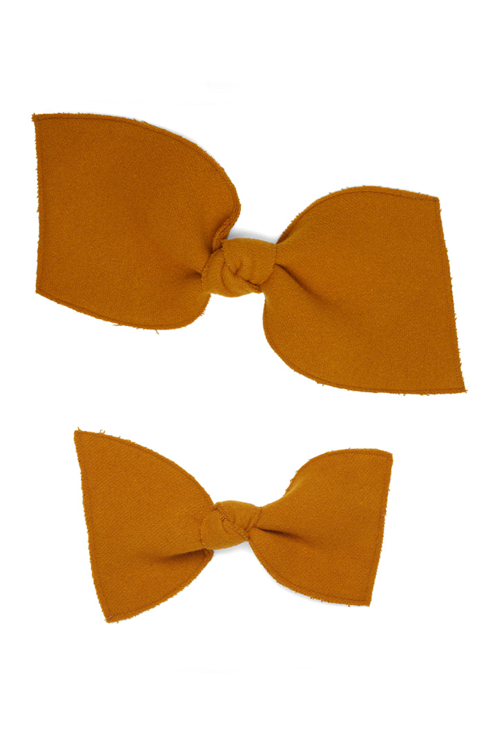 Heimstone Hair Clips Large Hair Clip In Tobacco Wool And Cashmere 3 Heimstone Hair Clips Large Hair Clip In Tobacco Wool And Cashmere