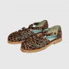Heimstone Ricky Sandals In Giraffe Printed Leather Shoes