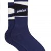 Heimstone Sport Socks In Navy Stripes