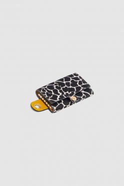 Heimstone The Minis - 6 Key Holder In White Giraffe Printed Leather