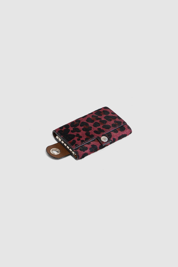 Heimstone The Minis - 6 Key Holder In Burgundy Leopard Printed Leather 2 Heimstone The Minis - 6 Key Holder In Burgundy Leopard Printed Leather