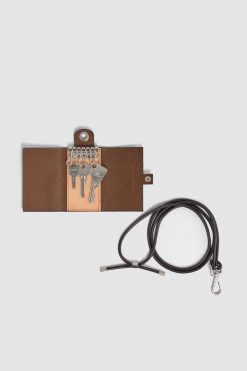 Heimstone The Minis - 6 Key Holder In Burgundy Leopard Printed Leather 10 Heimstone The Minis - 6 Key Holder In Burgundy Leopard Printed Leather