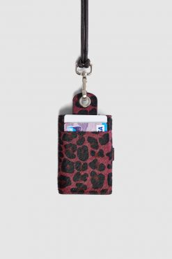 Heimstone The Minis - 6 Key Holder In Burgundy Leopard Printed Leather 11 Heimstone The Minis - 6 Key Holder In Burgundy Leopard Printed Leather