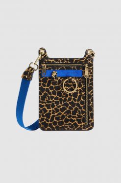 Heimstone Stanley Satchel In Giraffe Printed Leather