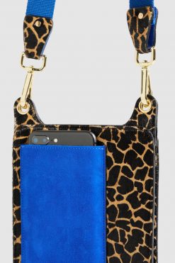 Heimstone Stanley Satchel In Giraffe Printed Leather