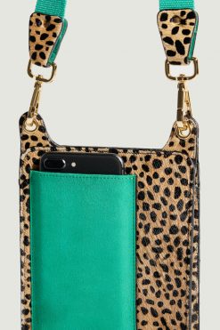 Heimstone The Minis Stanley Satchel In Cheetah Printed Leather