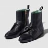 Heimstone Shoes BB Boots In Black Leather