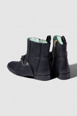 Heimstone Shoes BB Boots In Black Leather