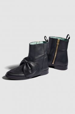 Heimstone Shoes BB Boots In Black Leather