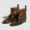 Heimstone BB Boots In Leopard & Giraffe Printed Leather Shoes