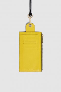 Heimstone Celebration Looks The Minis - Large Neck Wallet In White Giraffe Printed Leather