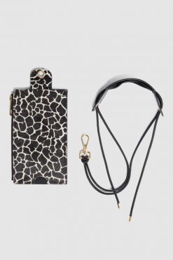 Heimstone Celebration Looks The Minis - Large Neck Wallet In White Giraffe Printed Leather 12 Heimstone Celebration Looks The Minis - Large Neck Wallet In White Giraffe Printed Leather