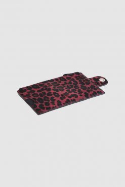 Heimstone The Minis - Large Neck Wallet In Burgundy Leopard Printed Leather 11 Heimstone The Minis - Large Neck Wallet In Burgundy Leopard Printed Leather