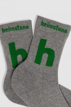 Heimstone Ankle Socks In Grey Heim