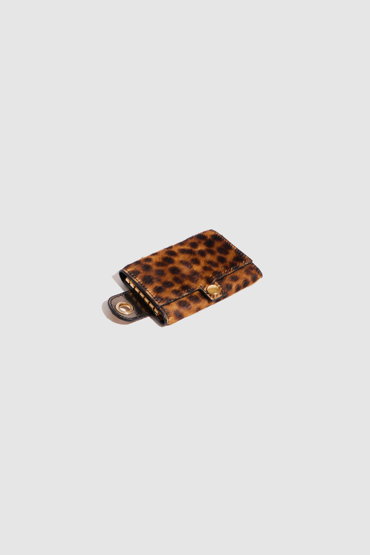 Heimstone The Minis - 6 Key Holder In Grey Leopard Printed Leather 3 Heimstone The Minis - 6 Key Holder In Grey Leopard Printed Leather