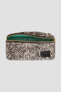 Heimstone Fanny Pack In Zebra Printed Leather Leather Goods