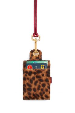 Heimstone Heimstone Signature The Minis - 6 Key Holder In Leopard Leather