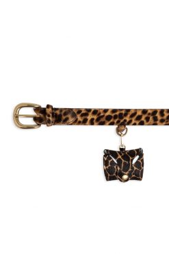 Heimstone Leather Goods Belt In Leopard Printed Leather