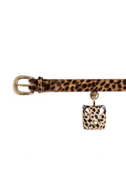 Heimstone Leather Goods Belt In Leopard Printed Leather