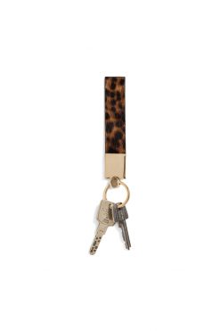 Heimstone The Minis - Key Holder In Leopard Printed Leather