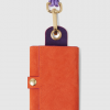 Heimstone The Minis - 6 Key Holder In Orange & Purple Suede
