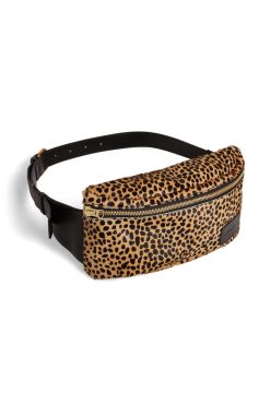 Heimstone Fanny Pack In Cheetah Printed Leather Leather Goods