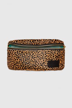 Heimstone Fanny Pack In Cheetah Printed Leather Leather Goods