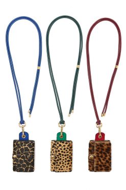 Heimstone Heimstone Signature The Minis - 6 Key Holder In Leopard Leather