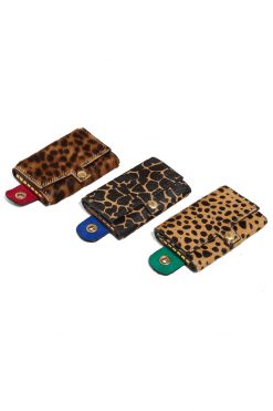 Heimstone Heimstone Signature The Minis - 6 Key Holder In Leopard Leather
