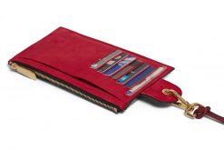 Heimstone Celebration Looks The Minis - Large Neck Wallet In Leopard Printed Leather