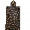 Heimstone The Minis - Large Neck Wallet In Giraffe Printed Leather