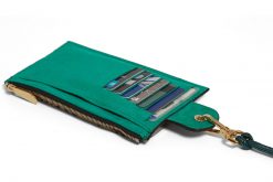 Heimstone The Minis - Large Neck Wallet In Cheetah Printed Leather