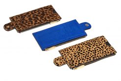 Heimstone The Minis - Large Neck Wallet In Giraffe Printed Leather