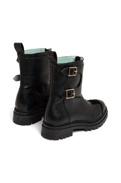 Heimstone Shoes Woodstock Rangers Boots In Black Leather 5 Heimstone Shoes Woodstock Rangers Boots In Black Leather