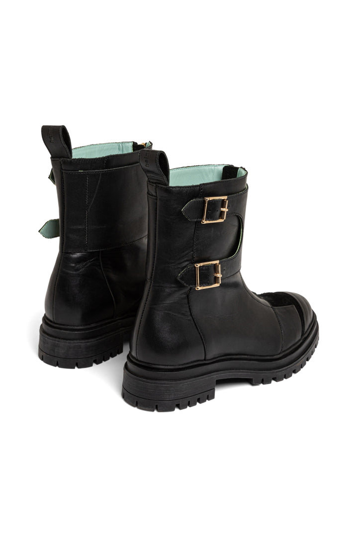 Heimstone Shoes Woodstock Rangers Boots In Black Leather 3 Heimstone Shoes Woodstock Rangers Boots In Black Leather