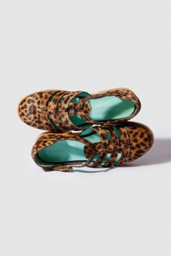 Heimstone Three Seven Paris Ricky Sandals In Leopard Printed Leather