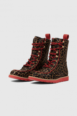 Heimstone Mountain Boots In Giraffe Printed Leather