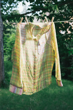 Heimstone Tokyo Shirt In Rosary Vichy Tops