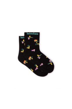 Heimstone Ankle Socks In Tetris Print