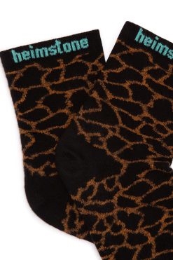 Heimstone Ankle Socks In Giraffe Print