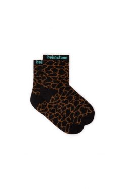 Heimstone Ankle Socks In Giraffe Print