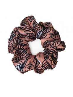 Heimstone Scrunchie In Pink Leaf Scrunchies