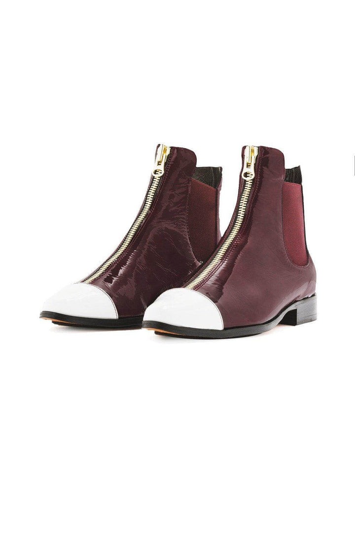 Heimstone Duchesse Boots In Burgundy Leather 1 Heimstone Duchesse Boots In Burgundy Leather