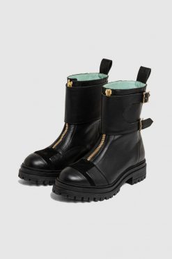 Heimstone Shoes Woodstock Rangers Boots In Black Leather