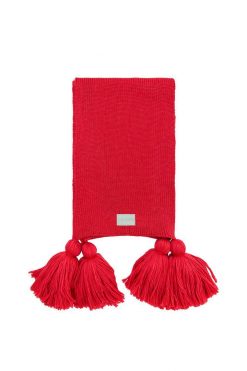 Heimstone Ellis Scarf In Red Knit Knits